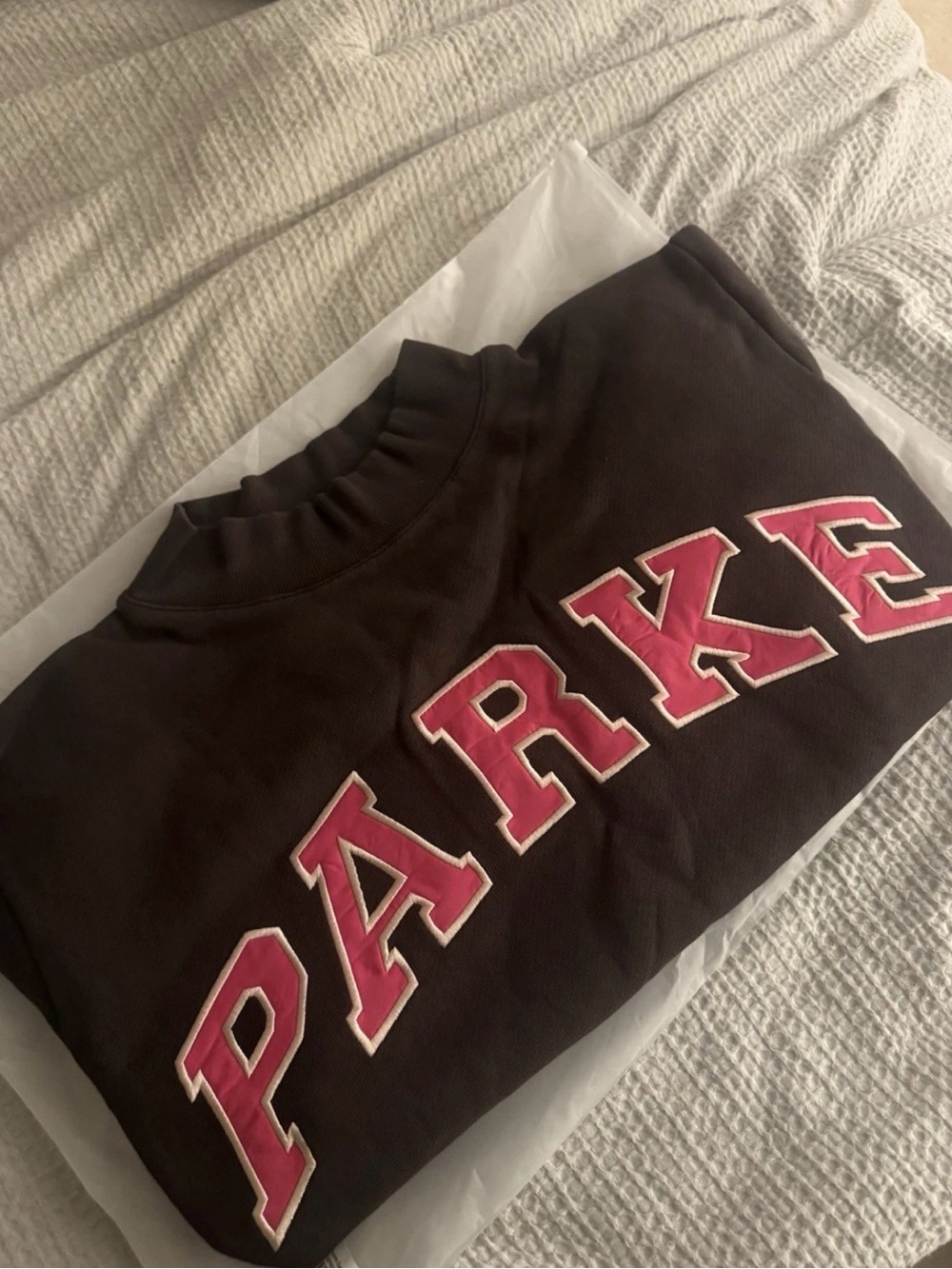 PARKE x Dunkin Brown Mockneck L/XL NEW